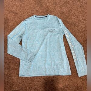 Vineyard Vines Men’s performance Light Blue Long Sleeve Tee